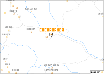 map of Cochabamba