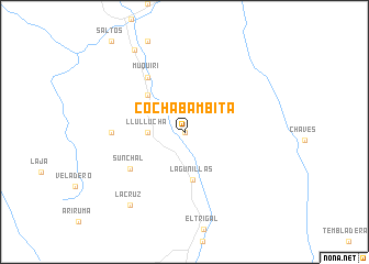 map of Cochabambita