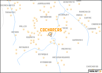 map of Cocharcas