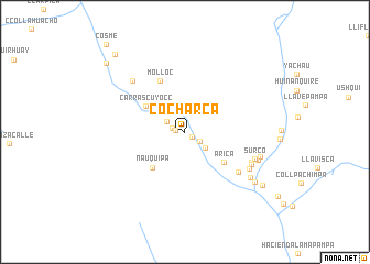 map of Cocharca