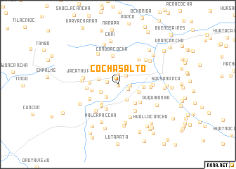 map of Cochas Alto