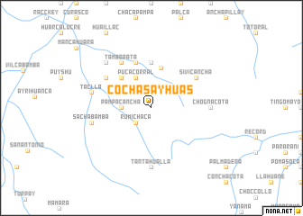 map of Cochasayhuas