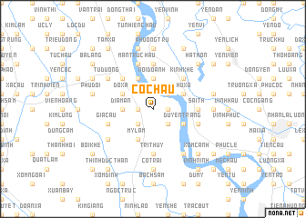 map of Co Chau