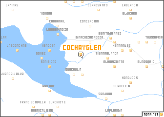 map of Cochay-Glen