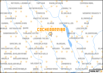 map of Cochea Arriba