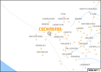 map of Cochineros