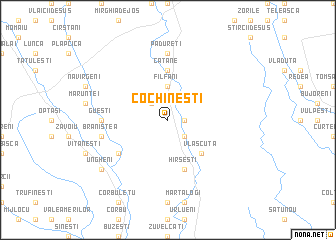 map of Cochineşti