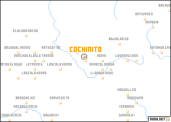 map of Cochinito