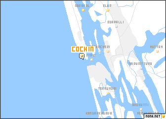 map of Cochin