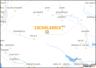 map of Cochirleanca