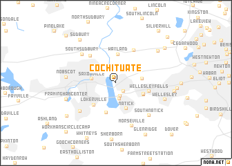 map of Cochituate