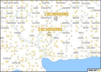 map of Cochon Gras