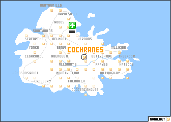 map of Cochranes