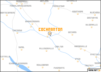 map of Cochranton