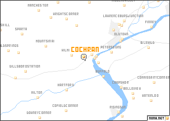 map of Cochran