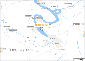 map of Cocieri