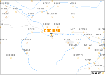 map of Cociuba