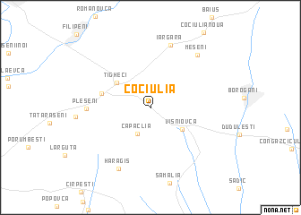 map of Cociulia