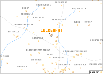 map of Cocked Hat