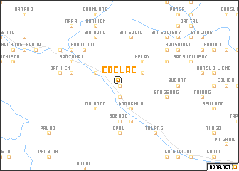 map of Cốc Lạc