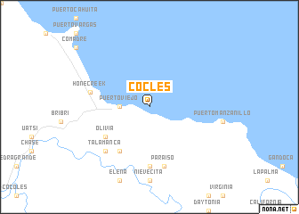 map of Cocles