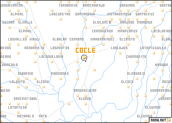 map of Coclé