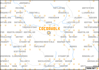 map of Cocoa Walk