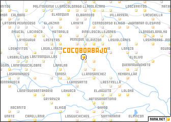 map of Cocobó Abajo