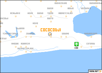 map of Cococodji