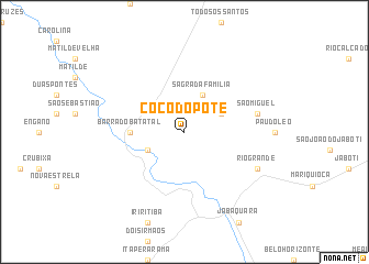 map of Côco do Pote