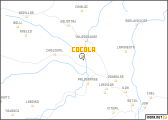 map of Cocolá