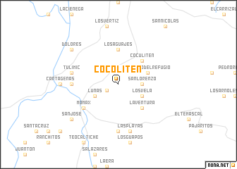 map of Cocoliten