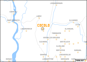 map of Cocoló