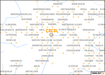 map of Cocol