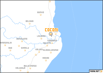 map of Coconi