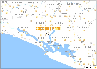 map of Coconut Farm