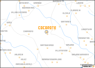 map of Cocorote