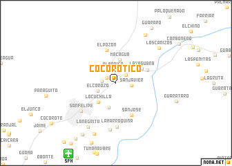 map of Cocorotico