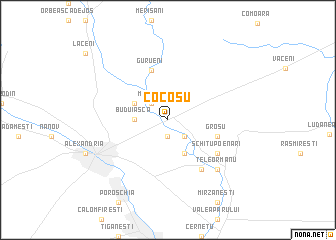 map of Cocoşu