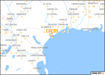 map of Cocos