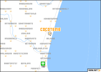 map of Cocoterie