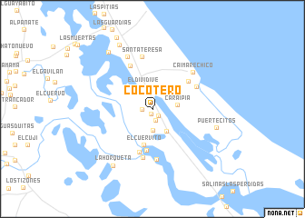 map of Cocotero