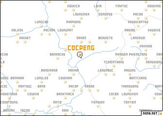 map of Côc Peng