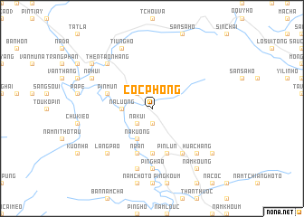 map of Côc Phong