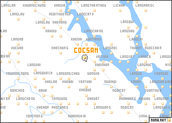 map of Cóc Sâm