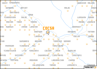 map of Côc Sa