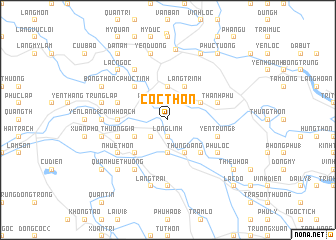 map of Cốc Thôn
