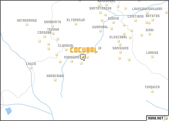 map of Cocubal