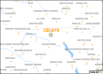 map of Cocuite