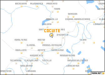 map of Cocuite